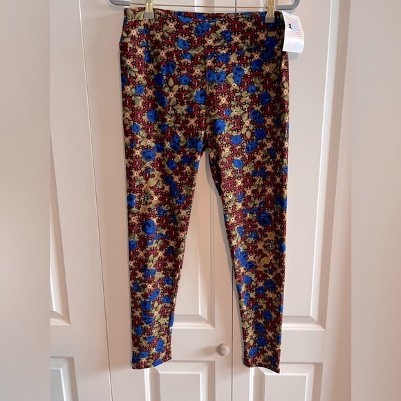 B2.12 NWT LULAROE TC Leggings • Floral NWT - Picture 1 of 4